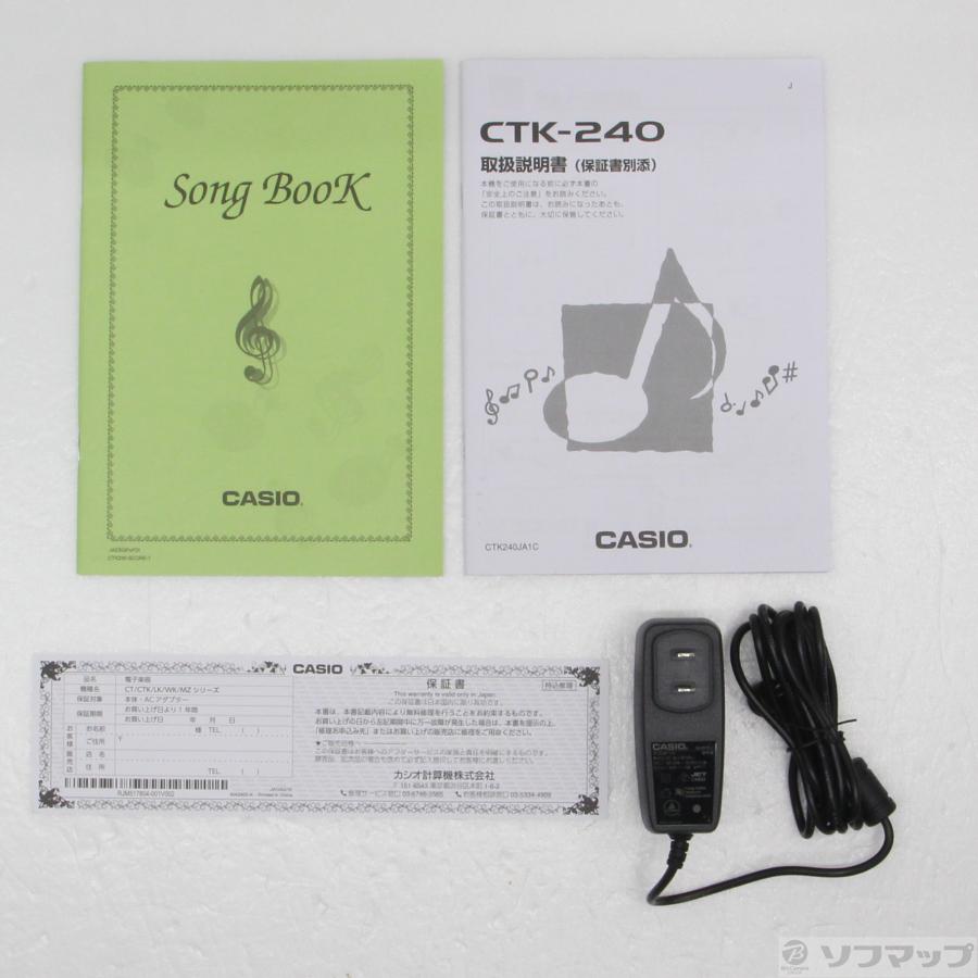〔中古〕CASIO(カシオ)  〔展示品〕 CTK240 ブラック | CASIO | 05