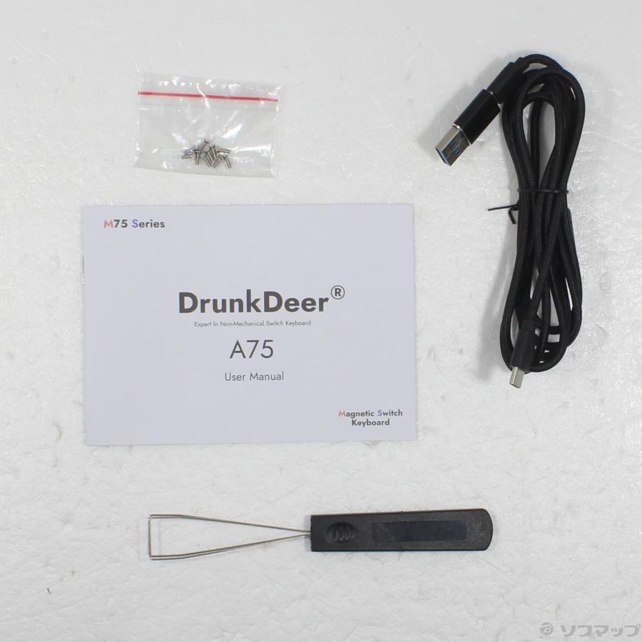〔中古〕その他メーカー  DrunkDeer A75 Black(ABS Keycaps) 白軸 |  | 05