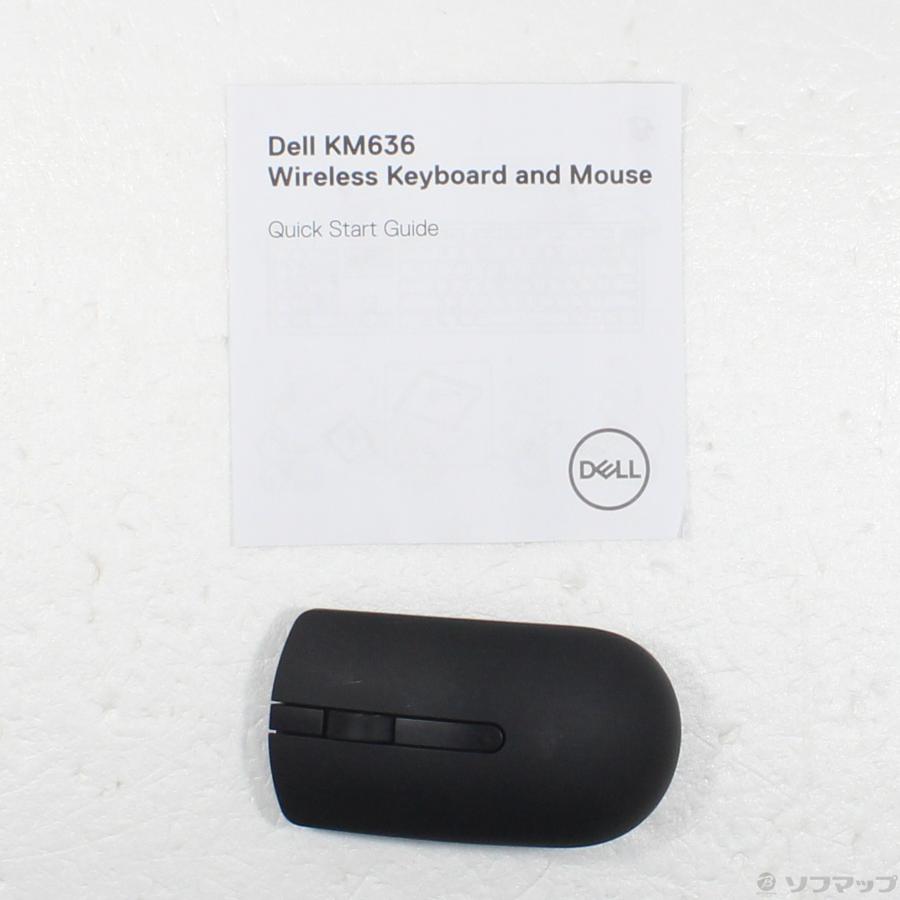 〔中古〕DELL(デル)  デル製ワイヤレスキーボードおよびマウス KM636 ブラック | DELL | 05