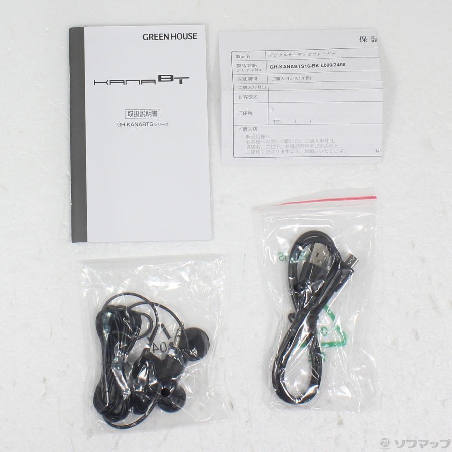 〔中古〕GREEN HOUSE(グリーンハウス)  〔展示品〕 KANA BT メモリ16GB+microSD ブラック GH-KANABTS16-BK | GREEN HOUSE（パソコン） | 05