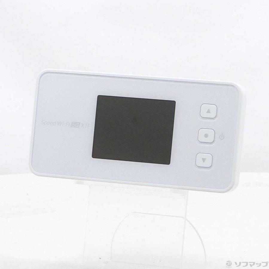〔中古〕au  Speed Wi-Fi 5G X11 NAR01SWU スノーホワイト WiMAX |  | 01