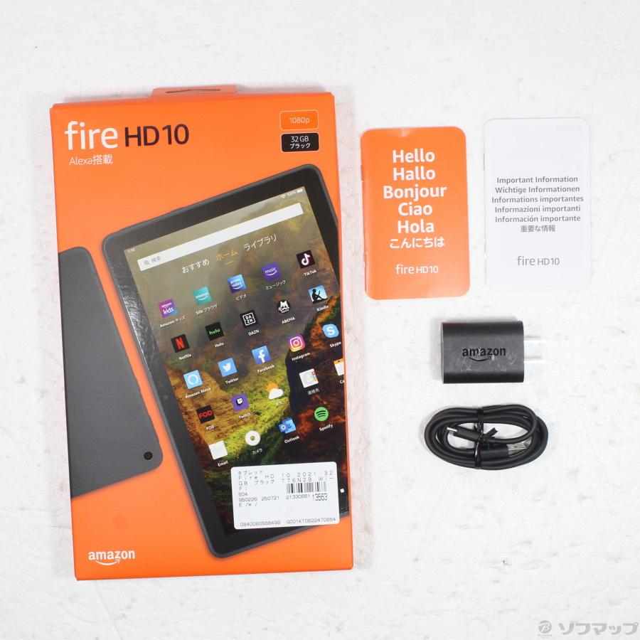 〔中古〕Amazon(アマゾン)  Fire HD 10 2021 32GB ブラック T76N2B Wi-Fi |  | 05