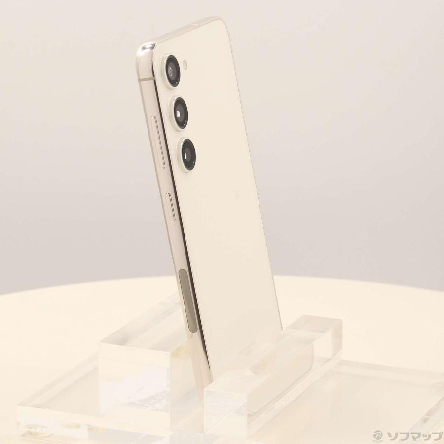 中古〕SAMSUNG(サムスン) Galaxy S23 256GB クリーム SCG19 au SIM