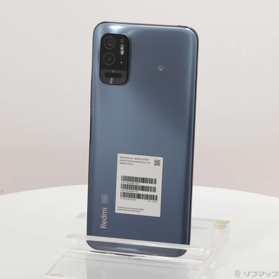 〔中古〕Xiaomi(シャオミ)  Redmi Note 10T 64GB アジュールブラック A101XM Softbank SIMフリー | SoftBank SELECTION | 01
