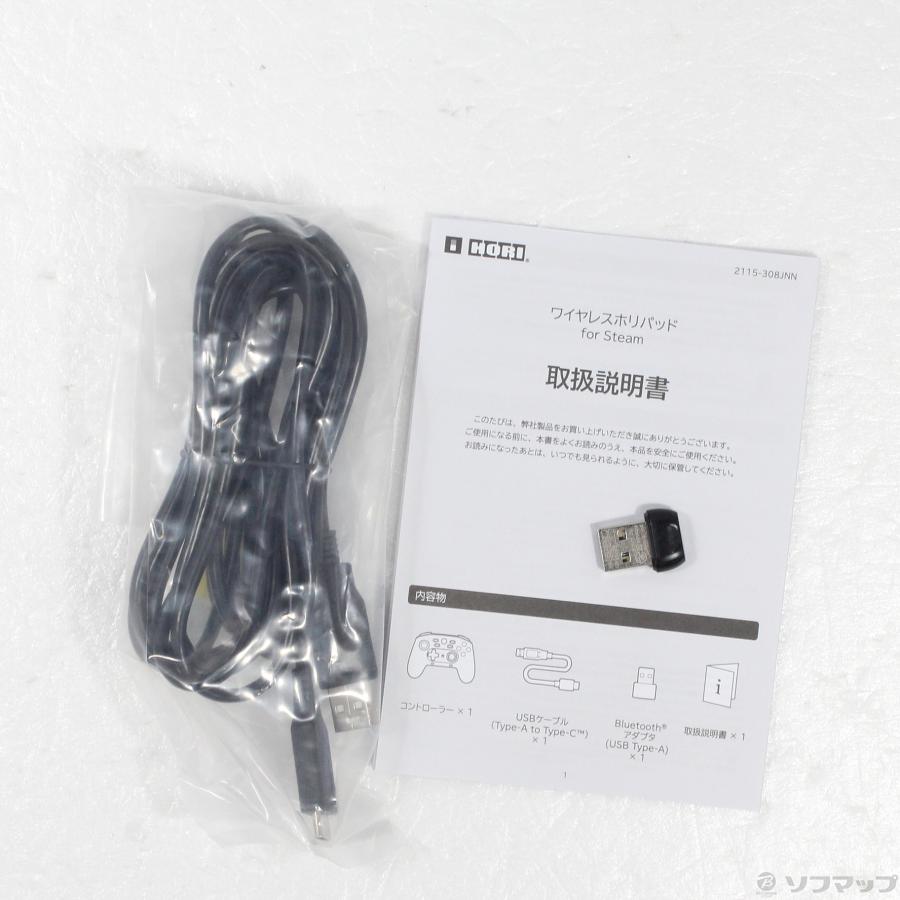 〔中古〕HORI  ワイヤレスホリパッド for Steam ミッドナイトブラック |  | 05