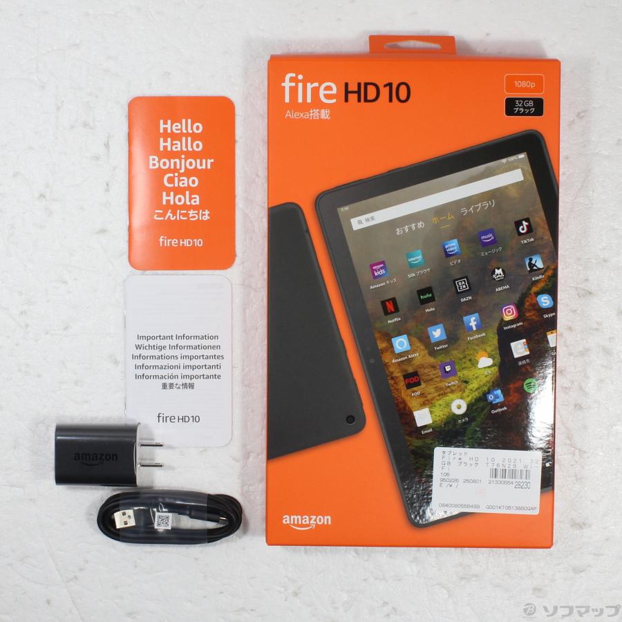 〔中古〕Amazon(アマゾン)  Fire HD 10 2021 32GB ブラック T76N2B Wi-Fi |  | 05