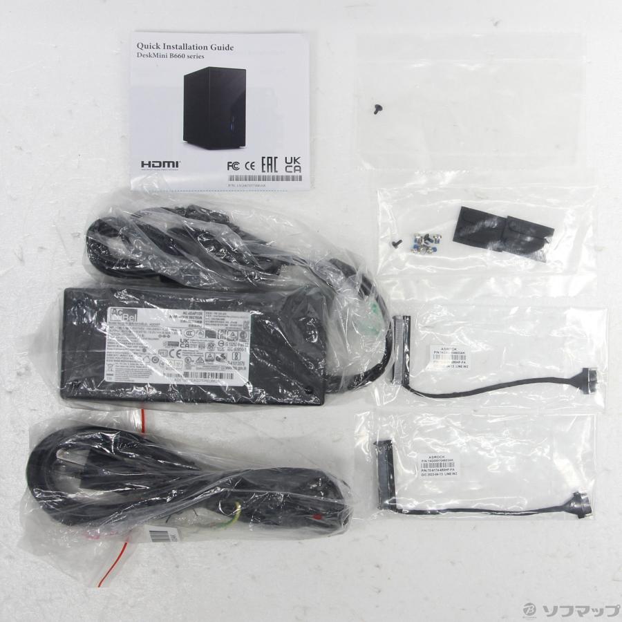 〔中古〕中古ソフマップ  ASRock DeskMini B660／B／BB／BOX／JP for SI |  | 05