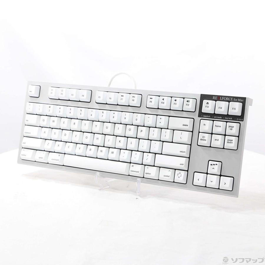 〔中古〕東プレ  REALFORCE TKL SA for Mac R2TLSA-US4M-WH スーパーホワイト+シルバー |  | 01