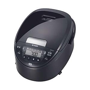 (中古)TIGER (展示品) IHジャー炊飯器 ブラック JPW-10BKK [5.5合 /IH](276-ud) タイガー（TIGER） 〔中古〕 〔展示品〕 IHジャー炊飯器 ブラック JPW