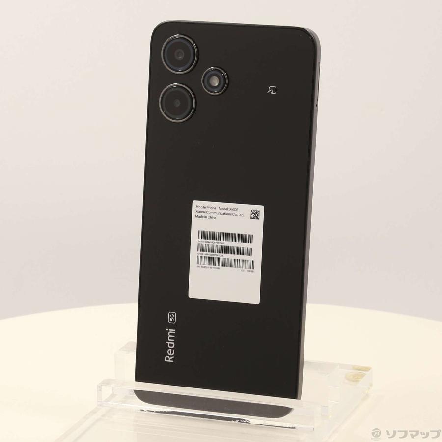 中古〕au Redmi 12 5G 128GB ミッドナイトブラック XIG03 au SIM