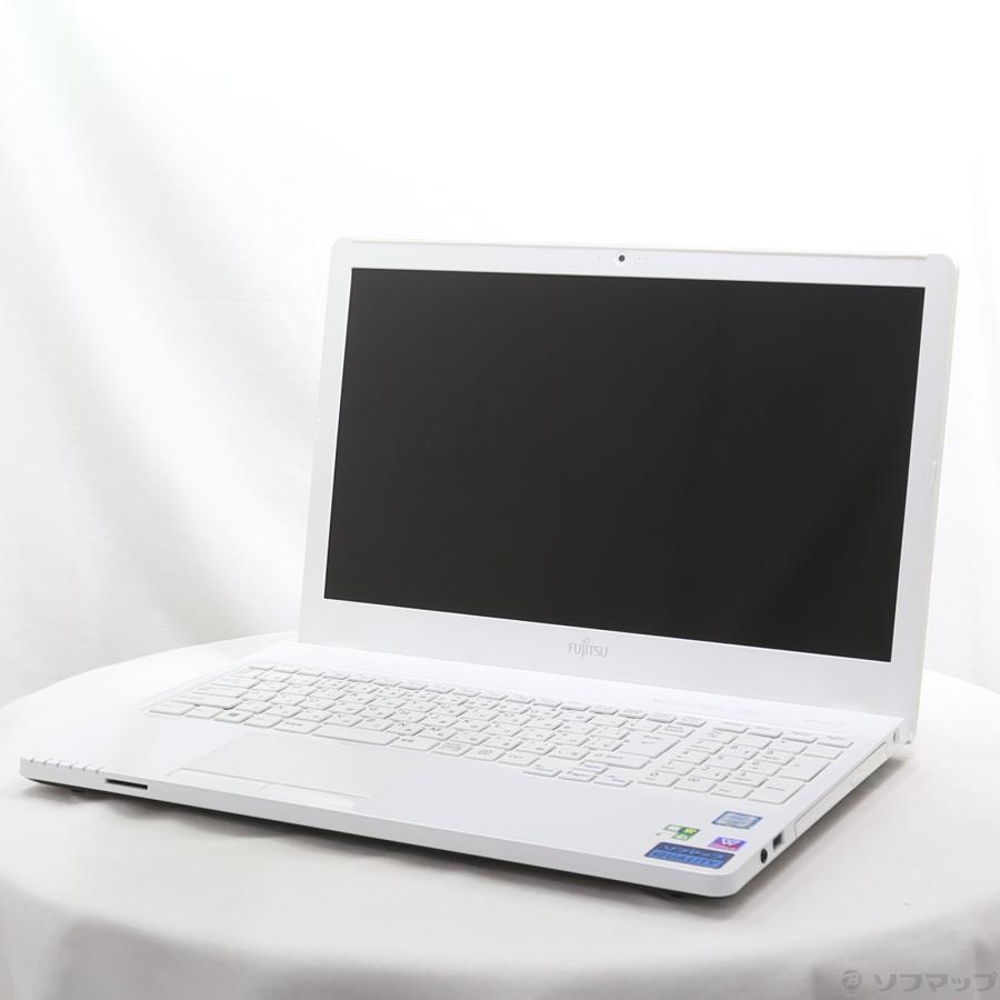 〔中古〕FUJITSU(富士通）  格安安心パソコン LIFEBOOK AH47／U FMVA47UWC アーバンホワイト 〔Windows 10〕 | 富士通 | 01