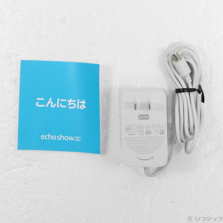 中古〕Amazon(アマゾン) Echo Show 8 第2世代 グレーシャーホワイト