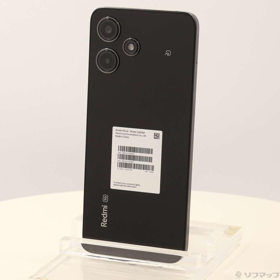 〔中古〕Xiaomi(シャオミ)  Redmi 12 5G 128GB ミッドナイトブラック A401XM Softbank SIMフリー | SoftBank SELECTION | 01