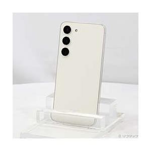 中古〕SAMSUNG(サムスン) Galaxy S23 256GB クリーム SCG19 au SIM