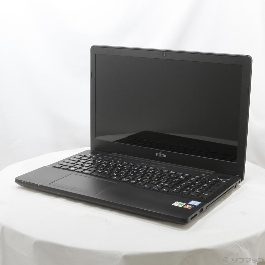〔中古〕FUJITSU(富士通）  格安安心パソコン LIFEBOOK AH53／X FMVA53XBG シャイニーブラック 〔Windows 10〕 | 富士通 | 01