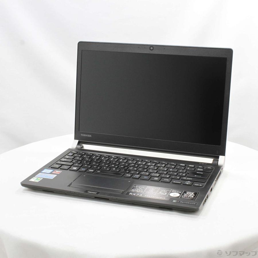 〔中古〕TOSHIBA(東芝)  格安安心パソコン dynabook RX73／VBP PRX73VBPBJA グラファイトブラック 〔Windows 10〕 | TOSHIBA | 01