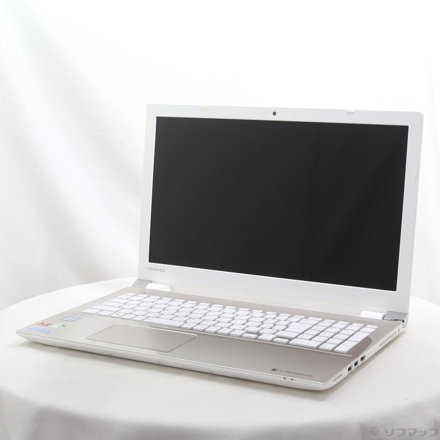 〔中古〕TOSHIBA(東芝)  格安安心パソコン dynabook EX／56AG PTE5AGP-BJA ゴールド 〔Windows 10〕 | TOSHIBA | 01