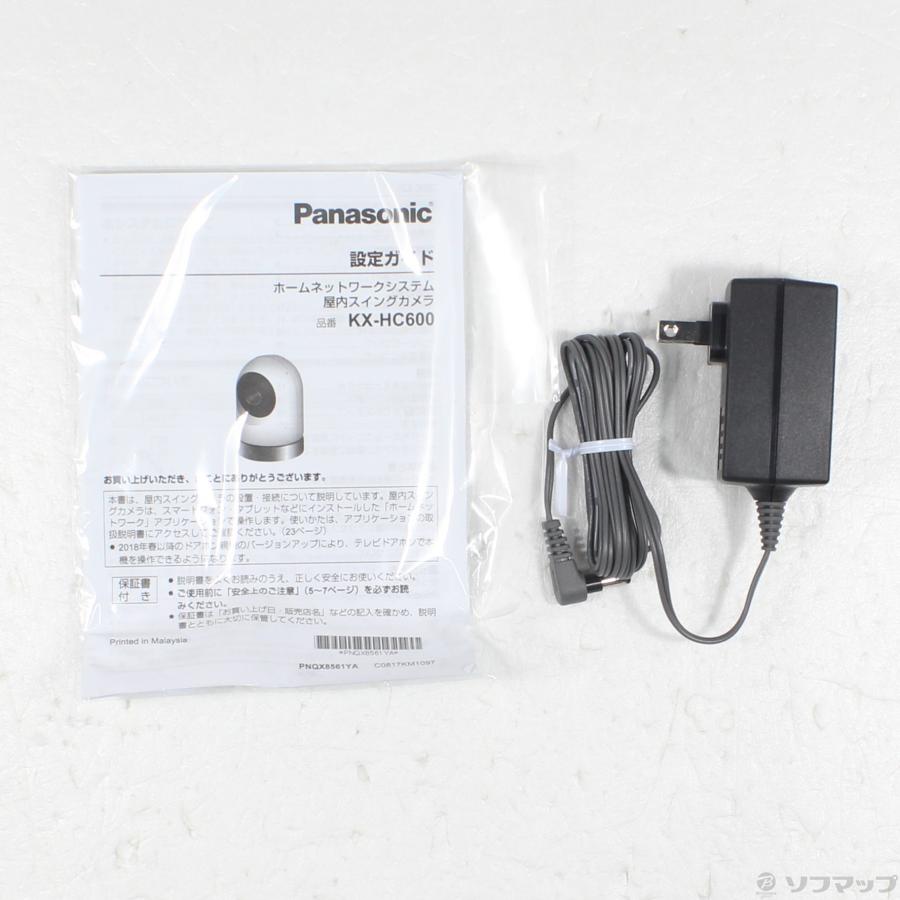 〔中古〕Panasonic(パナソニック)  〔展示品〕 スマ@ホームシステム 屋内スイングカメラ ホワイト KX-HC600-W | Panasonic | 05