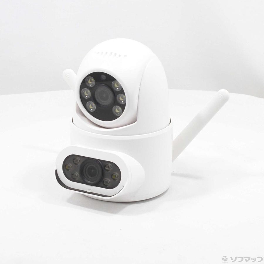 〔中古〕カシムラ  〔展示品〕 スマートカメラ 2眼／首振／防水 屋外用 フルHD対応 200万+200万画素 IP65対応 アプリで映像を確認 KJ-207 | Kashimura | 01