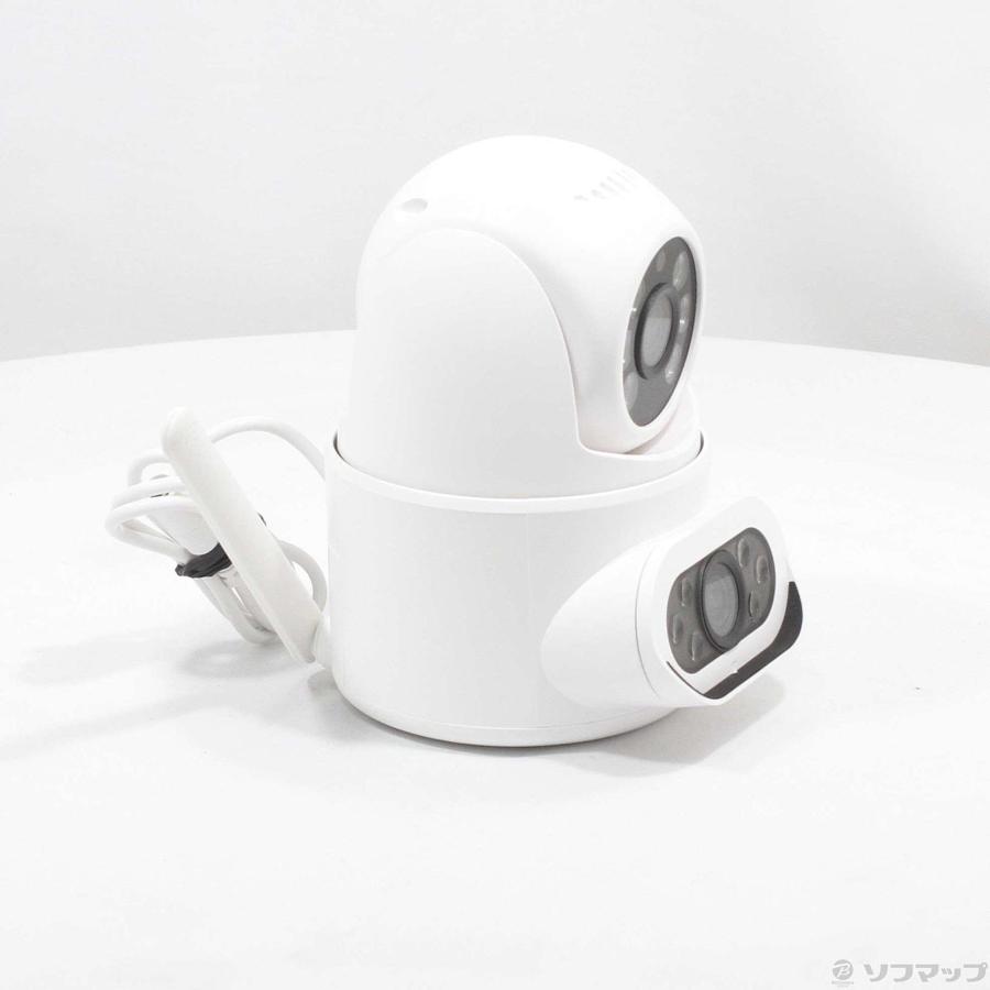 〔中古〕カシムラ  〔展示品〕 スマートカメラ 2眼／首振／防水 屋外用 フルHD対応 200万+200万画素 IP65対応 アプリで映像を確認 KJ-207 | Kashimura | 04