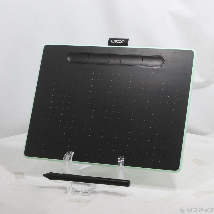 〔中古〕WACOM(ワコム)  Intuos Medium ワイヤレス CTL-6100WL／E0 ピスタチオグリーン | wacom | 01