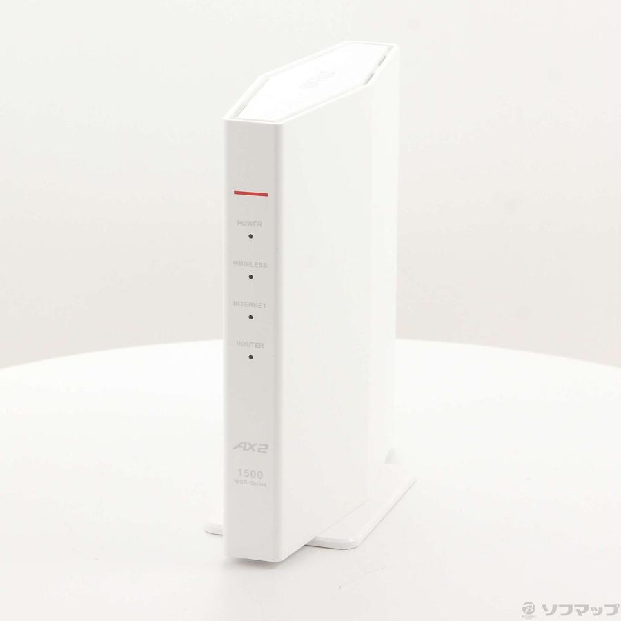 〔中古〕BUFFALO(バッファロー）  AirStation WSR-1500AX2S／NWH ホワイト | BUFFALO | 01
