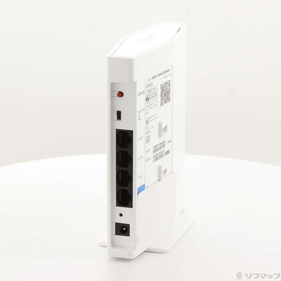 〔中古〕BUFFALO(バッファロー）  AirStation WSR-1500AX2S／NWH ホワイト | BUFFALO | 03