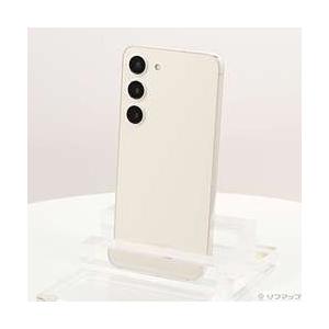 Galaxy - 格安 Galaxy S23 SCG19 クリーム 本体 中古 SAMSUNG 〔中古〕SAMSUNG(サムスン) Galaxy S23 256GB クリーム