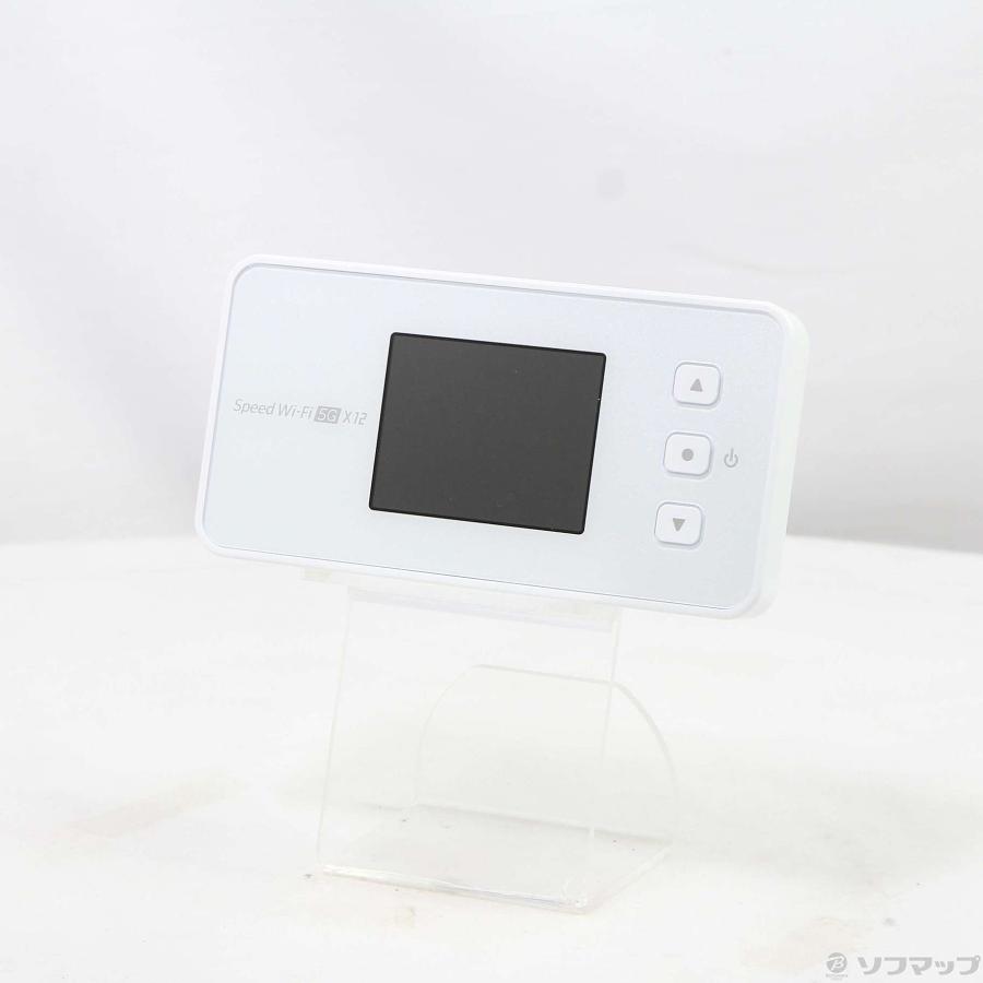 〔中古〕NEC(エヌイーシー)  〔中古品〕 Speed Wi-Fi 5G X12 NAR03SWU アイスホワイト SIMフリー |  | 01