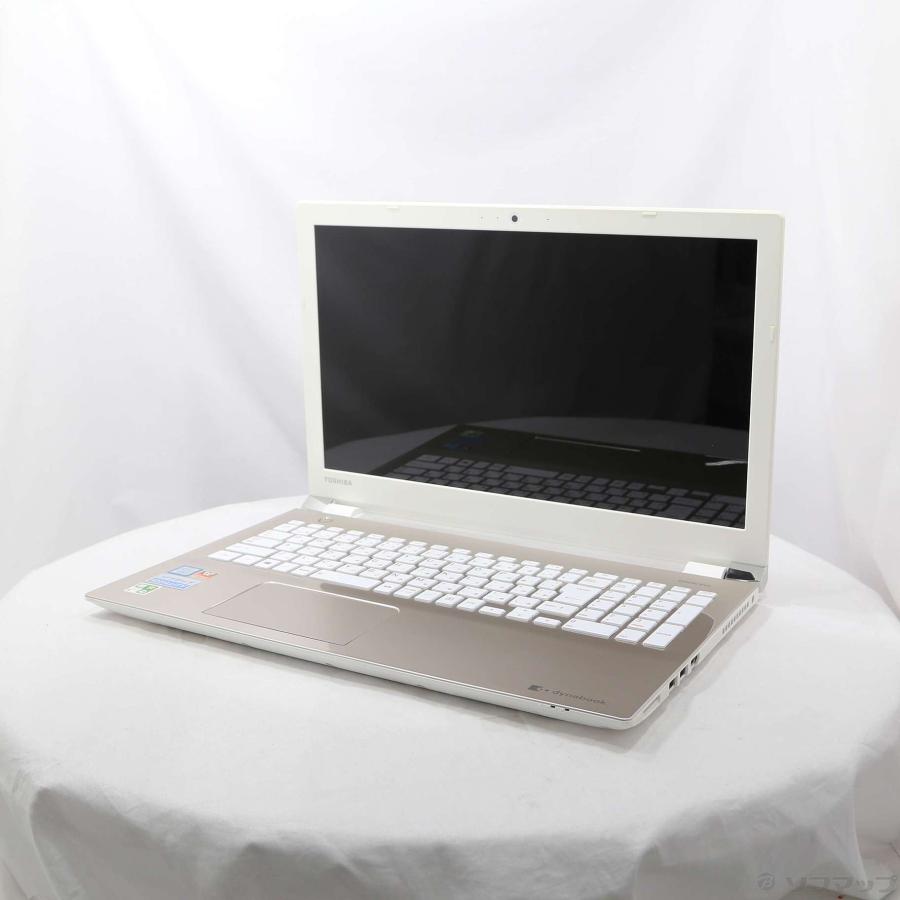 〔中古〕TOSHIBA(東芝)  格安安心パソコン dynabook T65／EG PT65EGP-SJA サテンゴールド 〔Windows 10〕 | TOSHIBA | 01