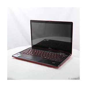 〔中古〕FUJITSU(富士通）  格安安心パソコン LIFEBOOK SH90／X FMVS90XRD2 サテンレッド 〔Windows 10〕 | 富士通