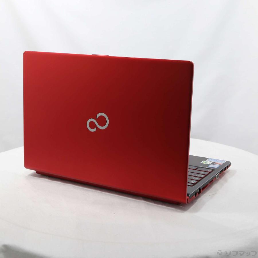 〔中古〕FUJITSU(富士通）  格安安心パソコン LIFEBOOK SH90／X FMVS90XRD2 サテンレッド 〔Windows 10〕 | 富士通 | 03