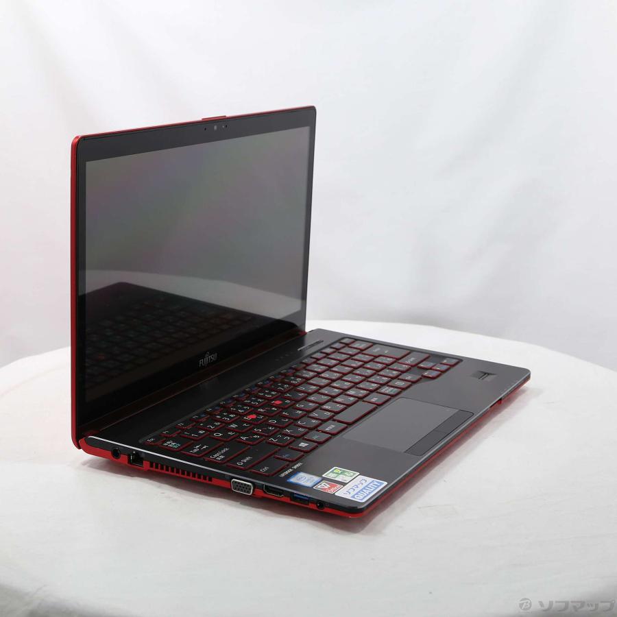 〔中古〕FUJITSU(富士通）  格安安心パソコン LIFEBOOK SH90／X FMVS90XRD2 サテンレッド 〔Windows 10〕 | 富士通 | 04