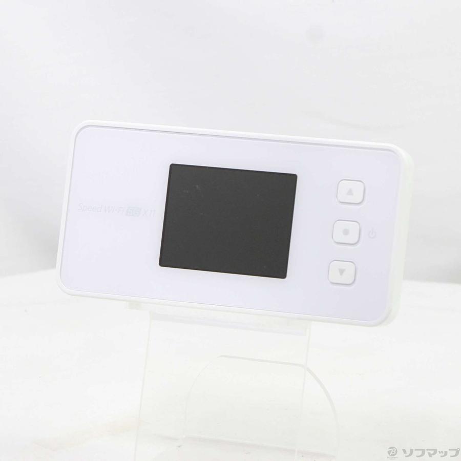 〔中古〕au  Speed Wi-Fi 5G X11 NAR01SWU スノーホワイト WiMAX |  | 01