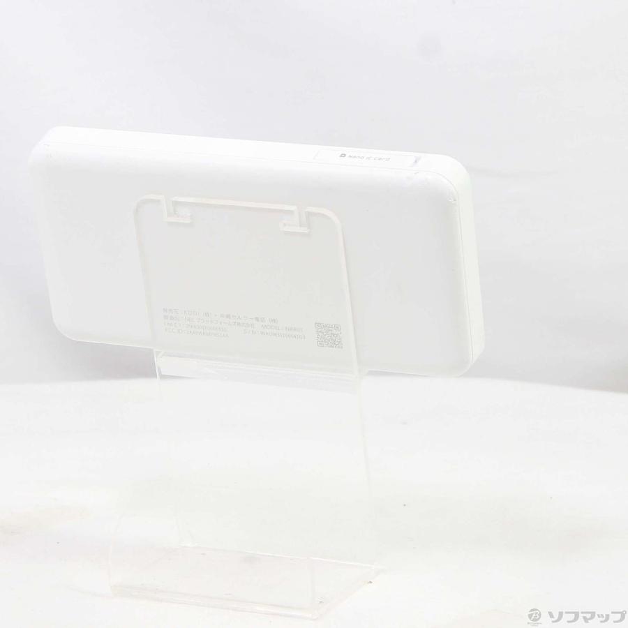 〔中古〕au  Speed Wi-Fi 5G X11 NAR01SWU スノーホワイト WiMAX |  | 03