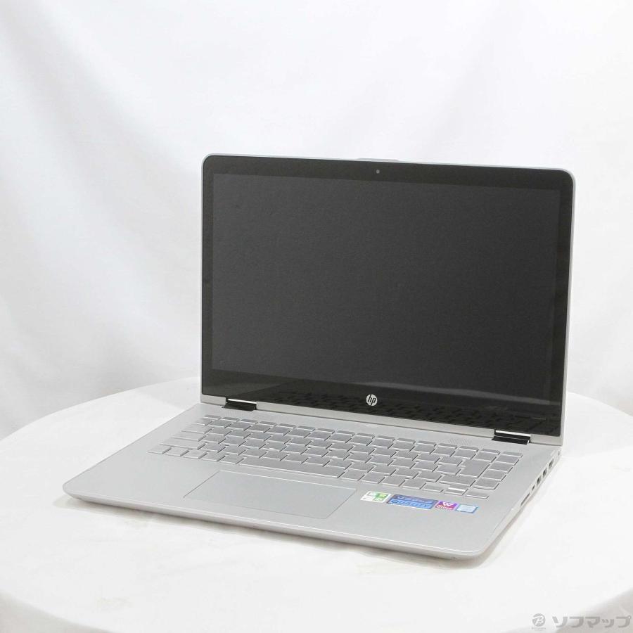 〔中古〕hp(エイチピー)  格安安心パソコン HP Pavilion x360 14-ba037TU 1ZH07PA#ABJ ミネラルシルバー 〔Windows 10〕 | 日本HP | 01