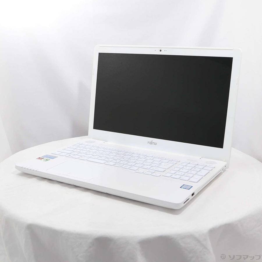 〔中古〕FUJITSU(富士通）  格安安心パソコン LIFEBOOK AH50／C2 FMVA50C2WP プレミアムホワイト 〔Windows 10〕 | 富士通 | 01