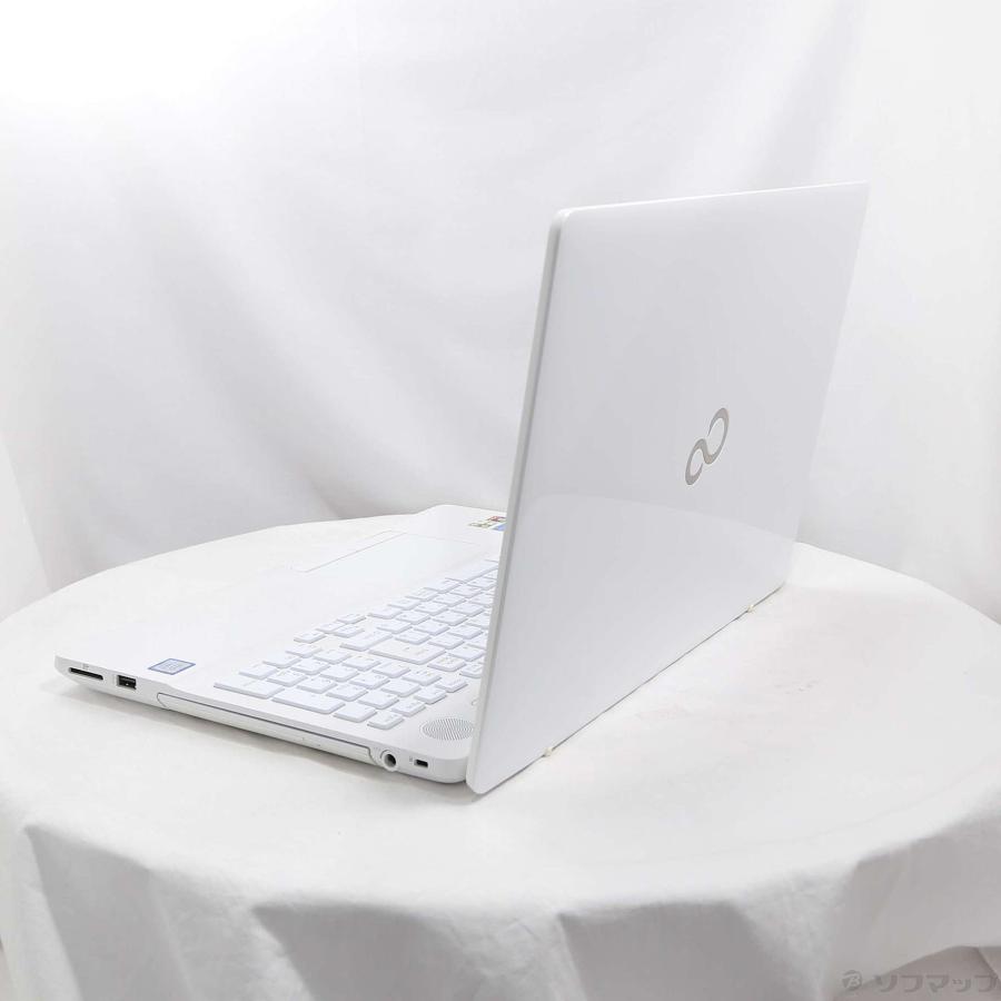 〔中古〕FUJITSU(富士通）  格安安心パソコン LIFEBOOK AH50／C2 FMVA50C2WP プレミアムホワイト 〔Windows 10〕 | 富士通 | 02