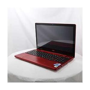 〔中古〕FUJITSU(富士通）  格安安心パソコン LIFEBOOK AH77／W FMVA77WR ガーネットレッド 〔Windows 10〕 | 富士通