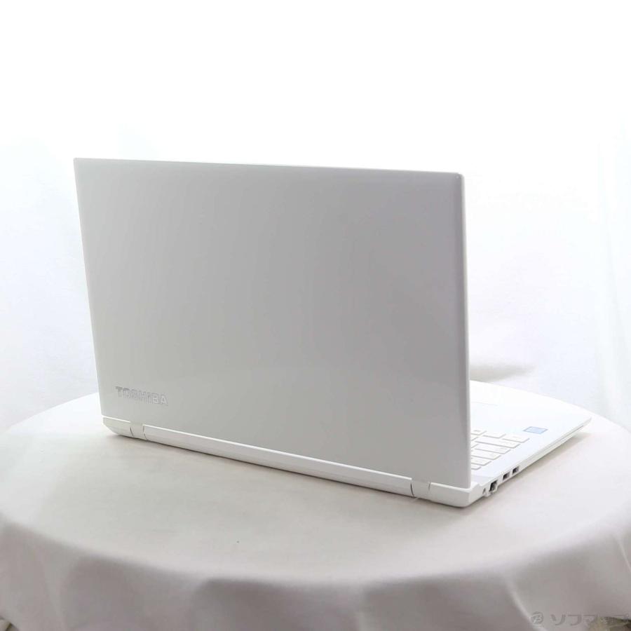 【中古】 東芝 ノートパソコン dynabook リュクスホワイト PT55UWP-BWA TOSHIBA（東芝） 〔中古〕 格安安心パソコン dynabook T55／UW PT55UWP
