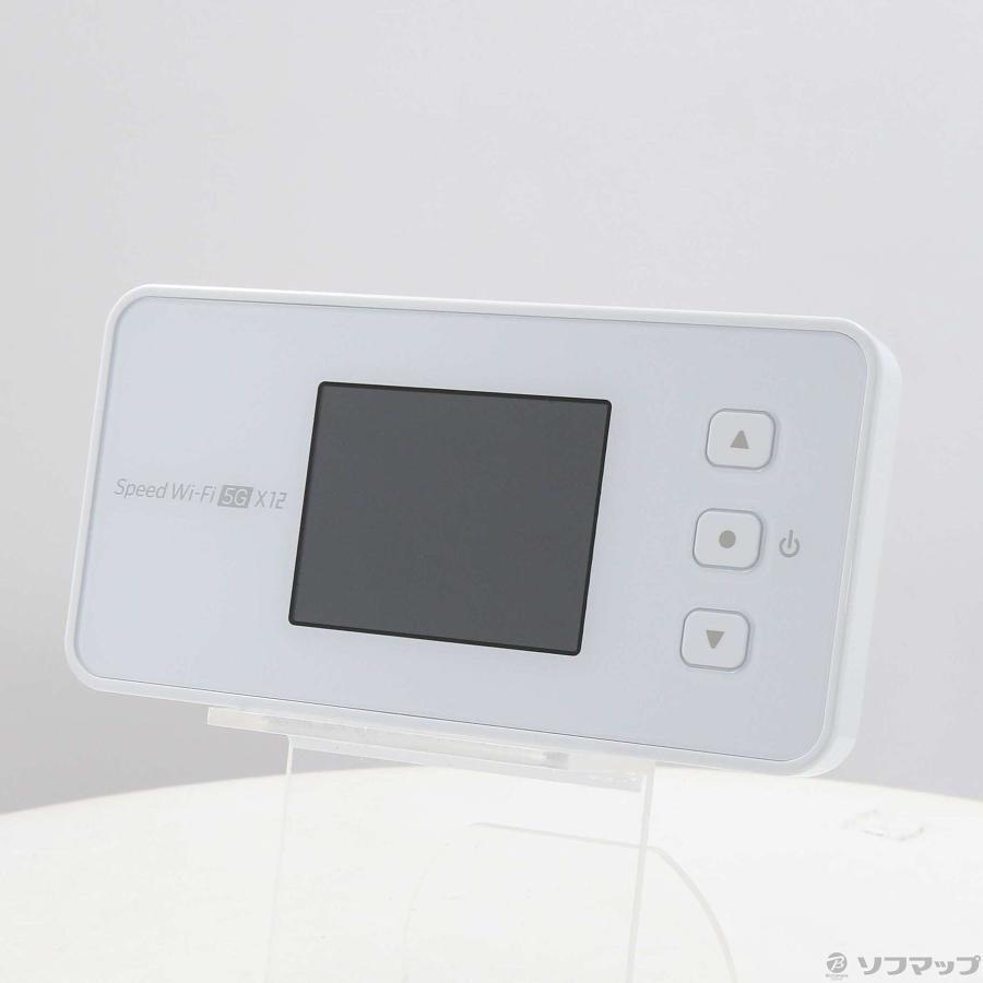〔中古〕NEC(エヌイーシー)  Speed Wi-Fi 5G X12 NAR03 アイスホワイト SIMフリー |  | 01