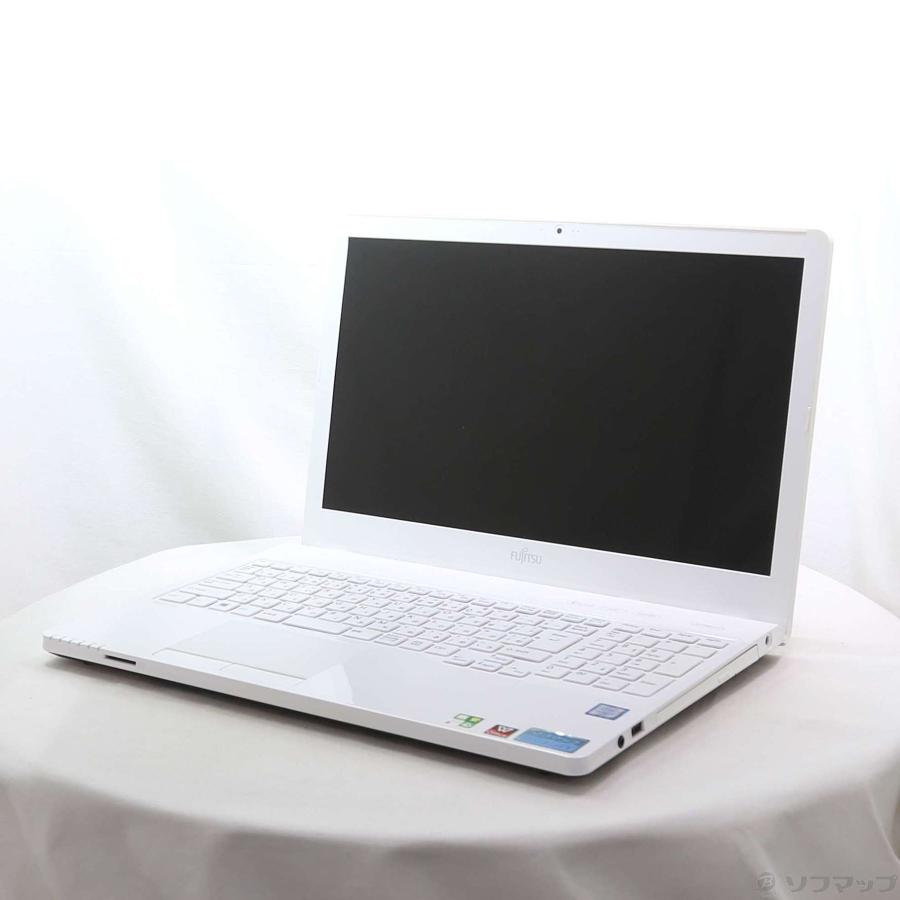 〔中古〕FUJITSU(富士通）  格安安心パソコン LIFEBOOK AH47／W FMVA47WWC アーバンホワイト 〔Windows 10〕 | 富士通 | 01