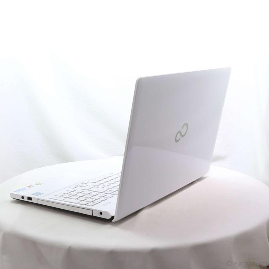 〔中古〕FUJITSU(富士通）  格安安心パソコン LIFEBOOK AH47／W FMVA47WWC アーバンホワイト 〔Windows 10〕 | 富士通 | 02