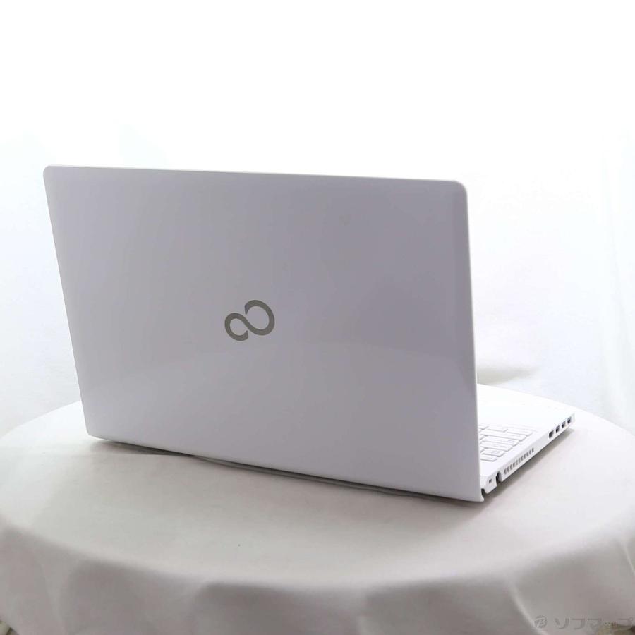 〔中古〕FUJITSU(富士通）  格安安心パソコン LIFEBOOK AH47／W FMVA47WWC アーバンホワイト 〔Windows 10〕 | 富士通 | 03