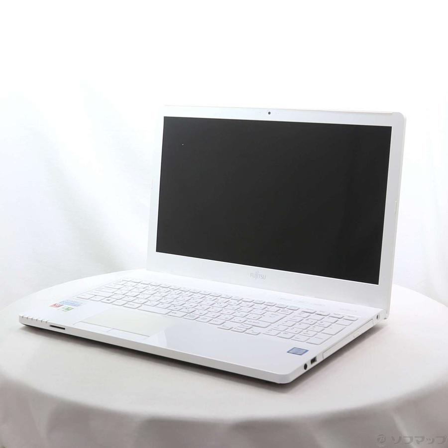 〔中古〕FUJITSU(富士通）  格安安心パソコン LIFEBOOK AH47／U FMVA47UWC アーバンホワイト 〔Windows 10〕 | 富士通 | 01