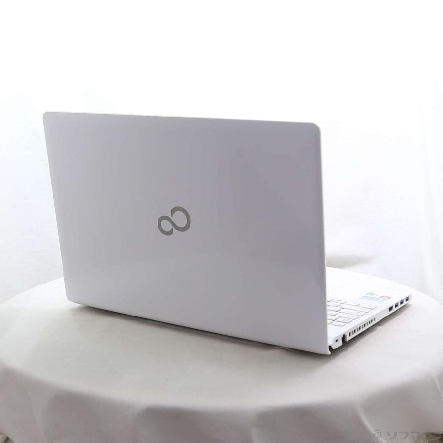 〔中古〕FUJITSU(富士通）  格安安心パソコン LIFEBOOK AH47／U FMVA47UWC アーバンホワイト 〔Windows 10〕 | 富士通 | 03