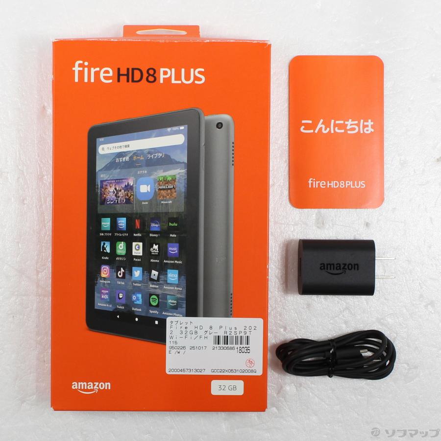 〔中古〕Amazon(アマゾン)  Fire HD 8 Plus 2022 32GB グレー FH8P202232 Wi-Fi |  | 05