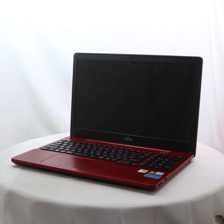 〔中古〕FUJITSU(富士通）  格安安心パソコン LIFEBOOK AH45／A3 FMVA45A3R ルビーレッド 〔Windows 10〕 | 富士通 | 01
