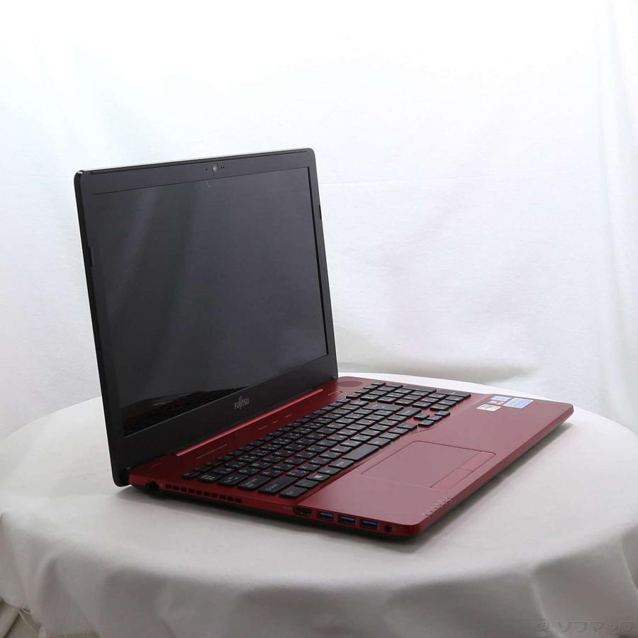 〔中古〕FUJITSU(富士通）  格安安心パソコン LIFEBOOK AH45／A3 FMVA45A3R ルビーレッド 〔Windows 10〕 | 富士通 | 04