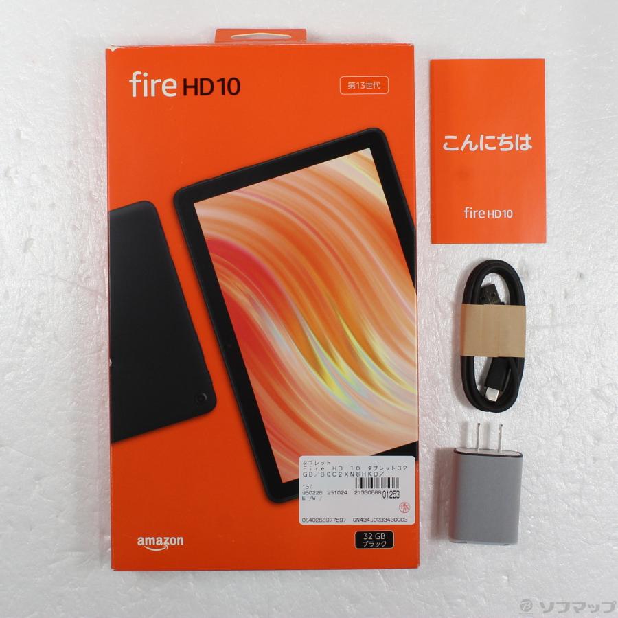 〔中古〕Amazon(アマゾン)  Fire HD 10 2023 32GB ブラック B0C2XN8HKD Wi-Fi |  | 05